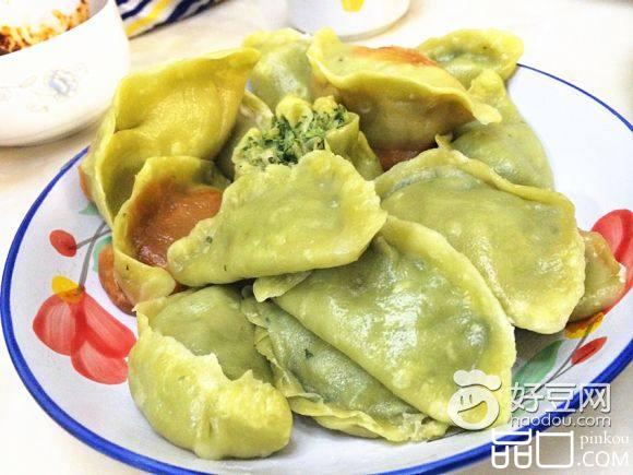 油菜翠玉大蒸饺