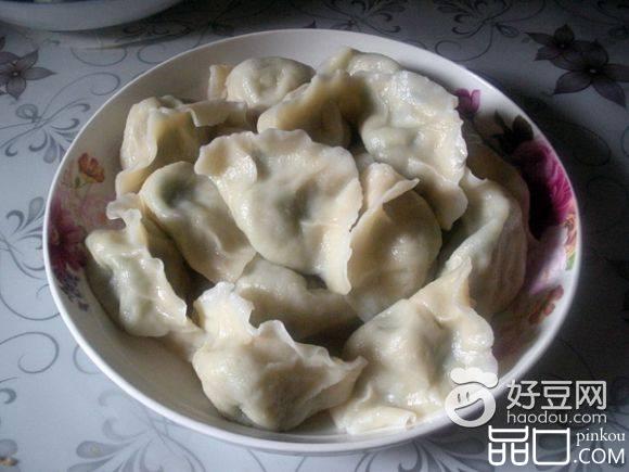 韭菜粉丝鸡蛋素水饺