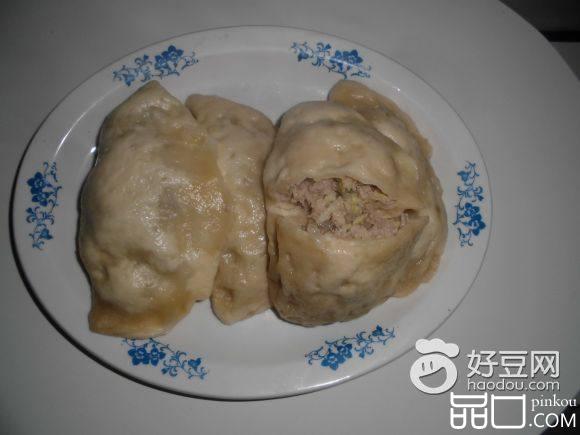 白菜猪肉粉丝蒸饺