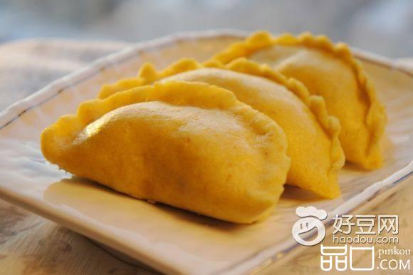 玉米面素馅蒸饺