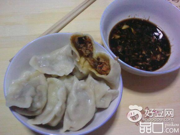 野蘑胡萝卜肉饺