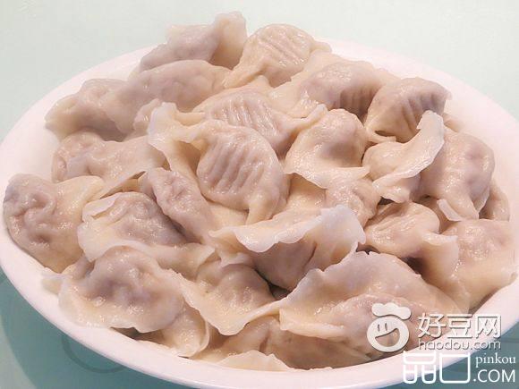茄子猪肉水饺