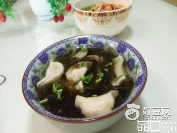 紫菜汤饺