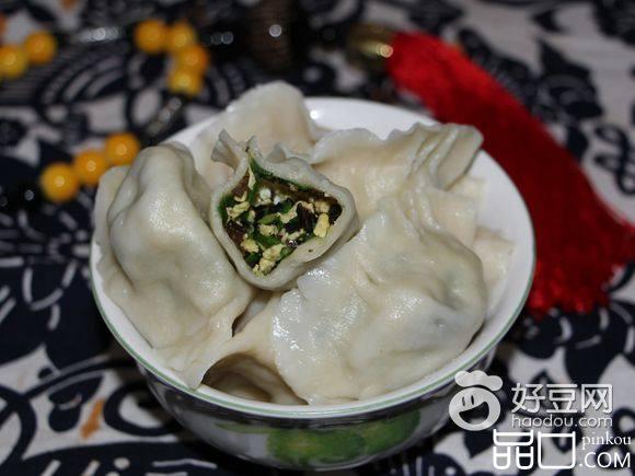 韭菜素水饺