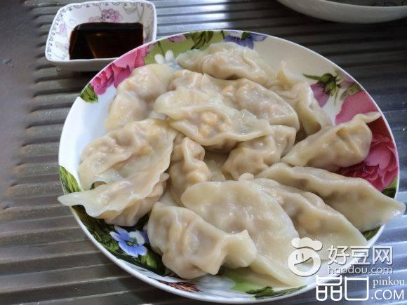 玉米马蹄馅饺子