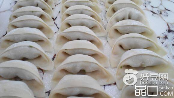 葱香猪肉饺子