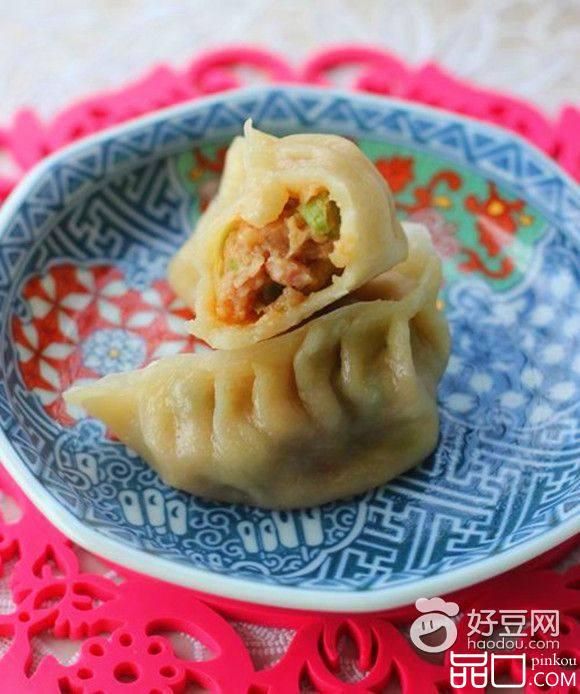 豆角肉馅蒸饺