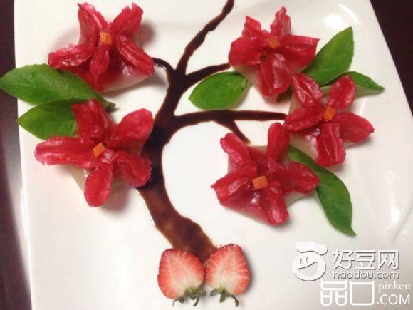 梅花蒸饺