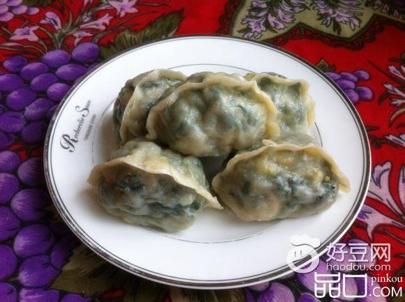 苋菜虾皮蒸饺