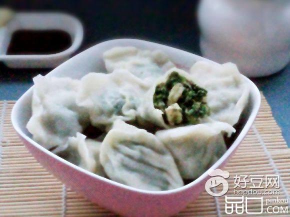 荠菜虾仁水饺