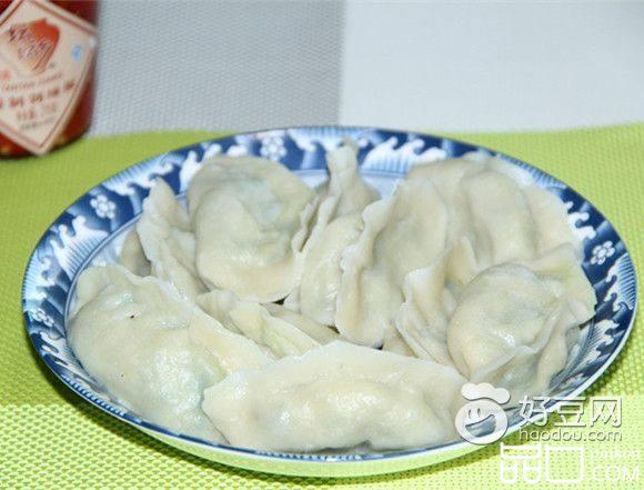豆渣面饺子