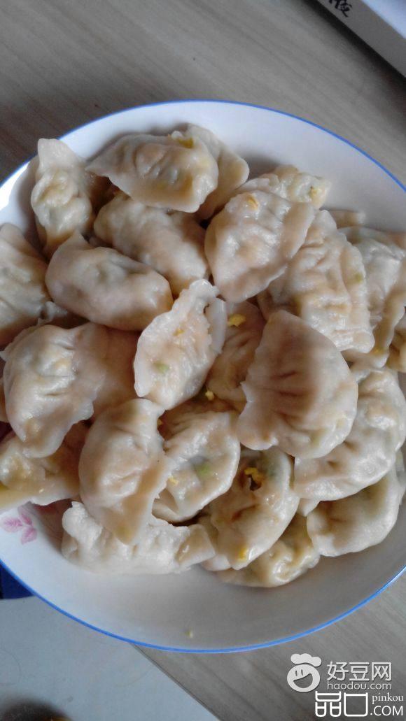 丝瓜鸡蛋水饺