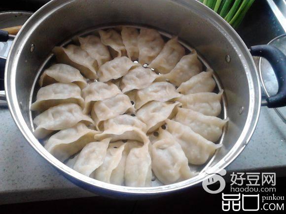 猪肉菜葫芦馅蒸饺