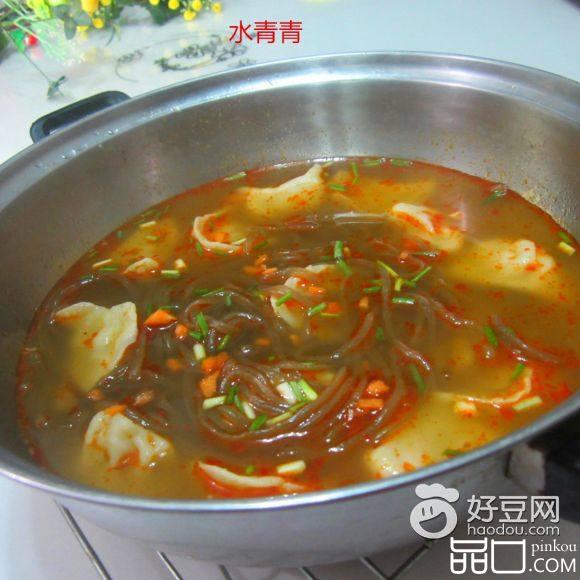 麻辣粉丝饺子