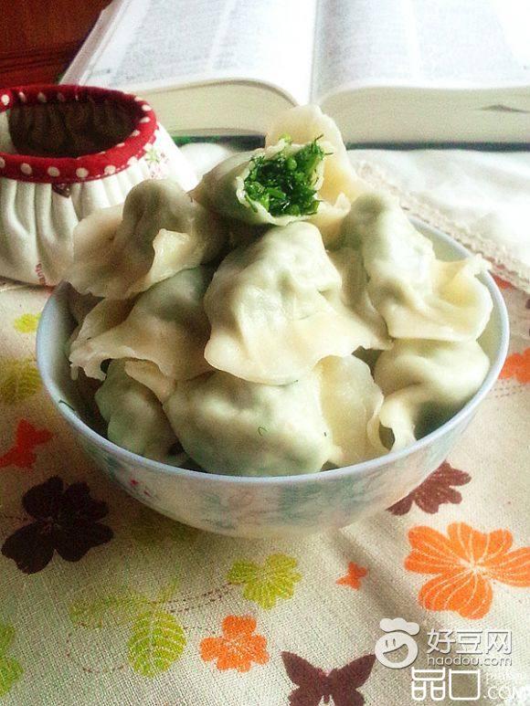 鸡蛋茴香饺子