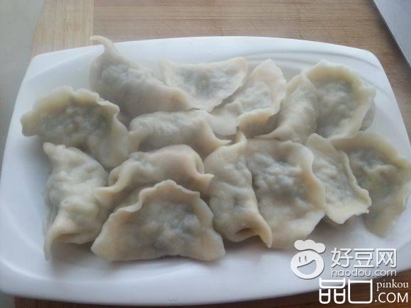 芥菜鲜肉水饺
