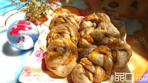 宝宝辅食南瓜辫子包