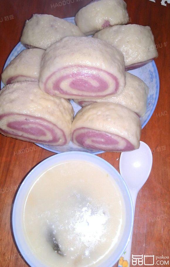 双色馒头卷