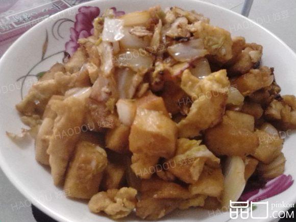 白菜鸡蛋炒馒头