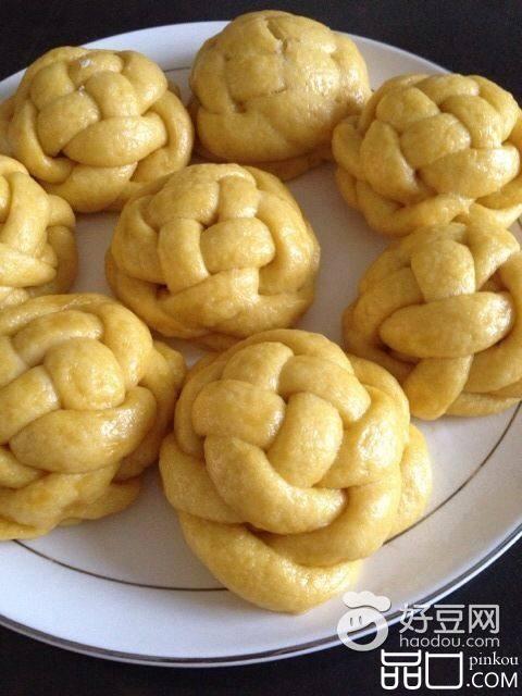 南瓜绣球馒头