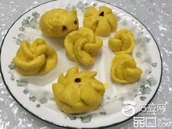 胡萝卜花样馒头