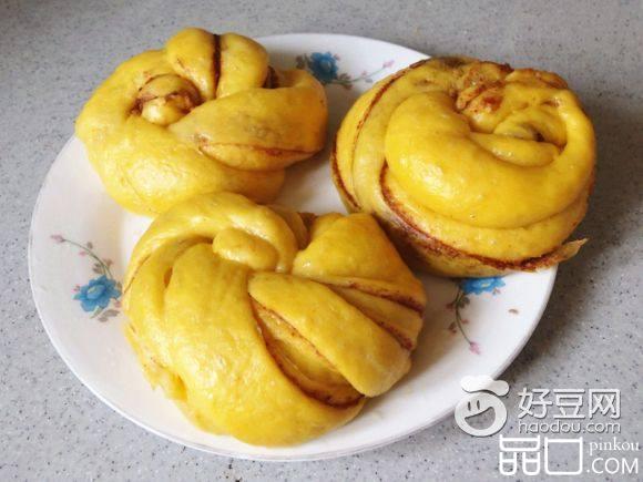 南瓜花生酱馒头