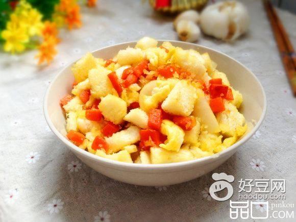 胡萝卜鸡蛋炒馍