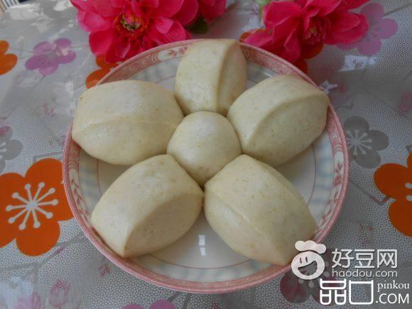 椰香麦片刀切馒头