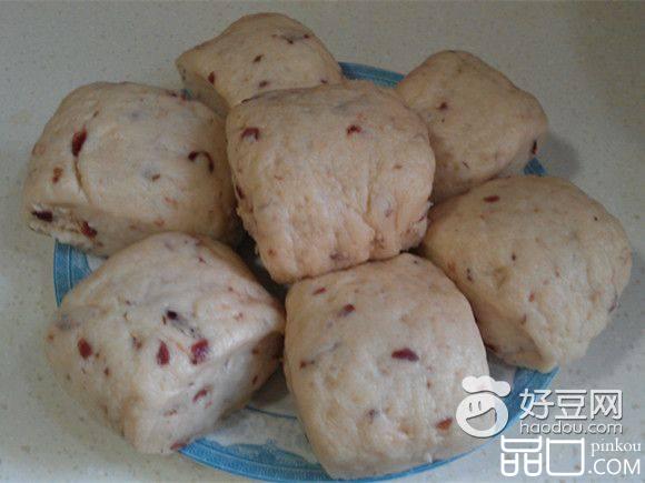 蒸蔓越莓馒头