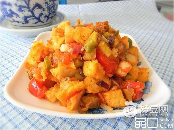 鲜炒馒头丁
