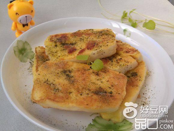 海苔味蛋煎馒头片