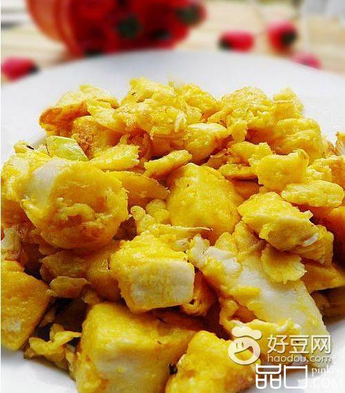 蛋香馒头丁
