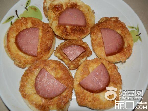 香煎鸡蛋馒头