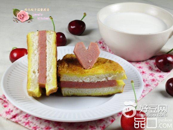 馒头夹火腿