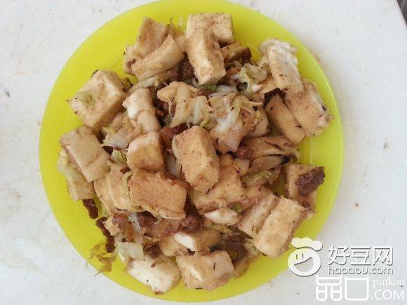 白菜炒馒头块