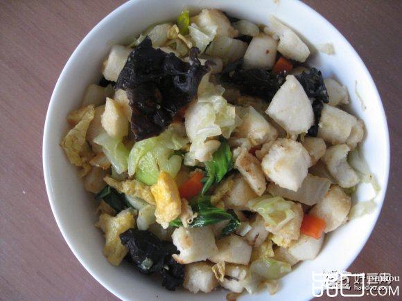五彩炒馒头