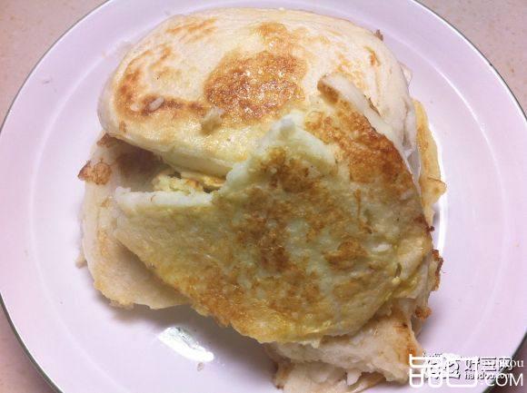 鸡蛋香煎馒头片