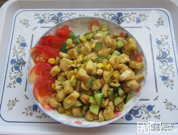 杂蔬炒馒头丁