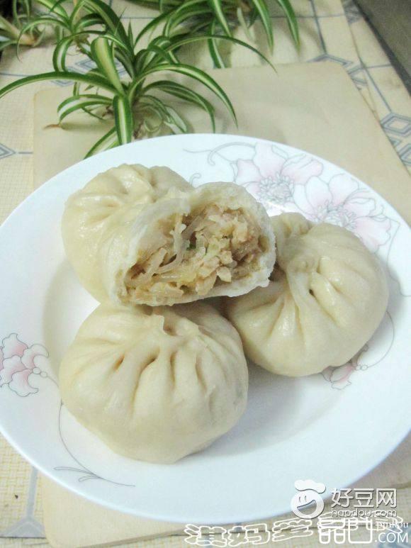 萝卜猪肉粉条包子