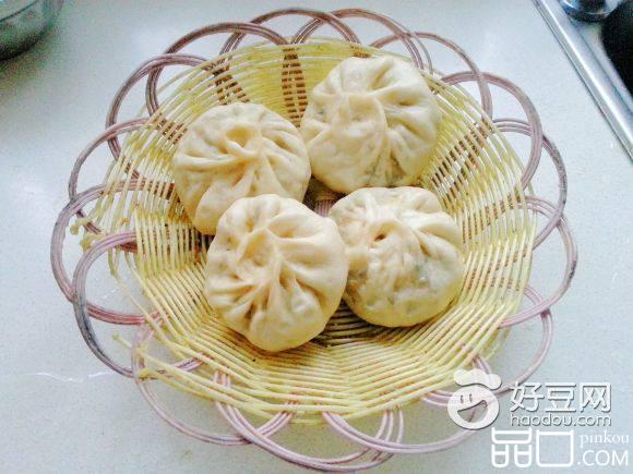 韭菜粉条豆腐包
