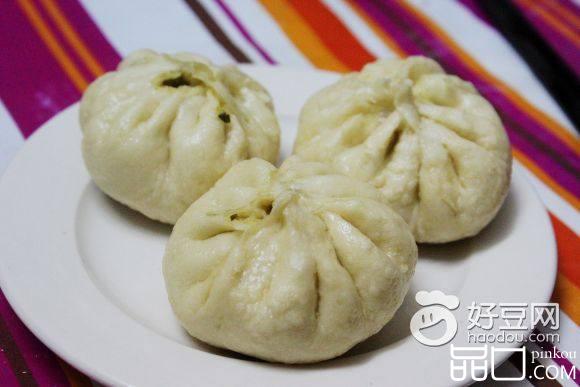 香葱鲜肉包