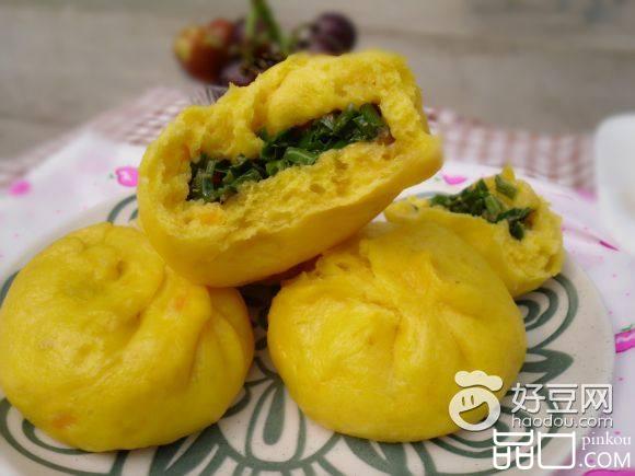 韭菜猪肉南瓜包子