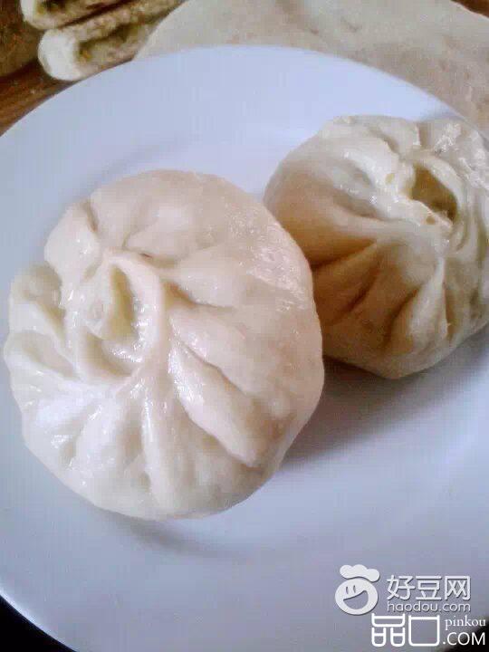 南瓜馅菜包