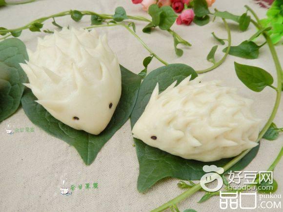 豆沙刺猬包
