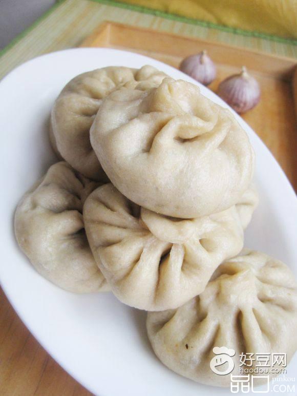 鸡肉茄子蒸包