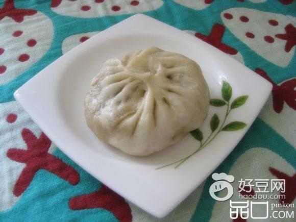 茄子韭菜馅包子