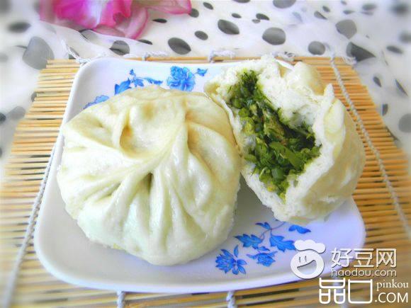 茴香鸡蛋发面包子