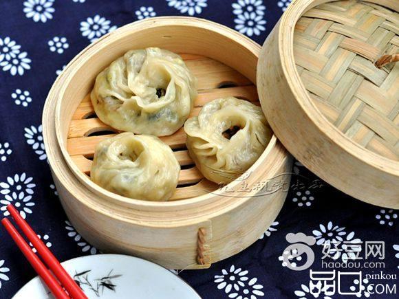 咸菜猪肉小包子