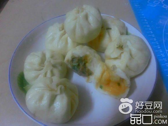 韭菜香菇猪肉陷包子