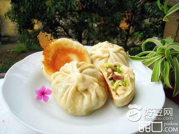 香菇椰菜水煎包